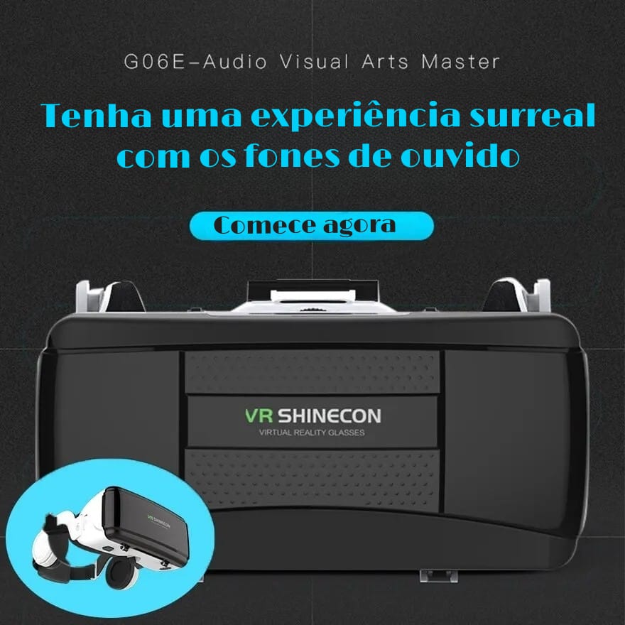 Óculos VR Realidade Virtual Original - SHINECON