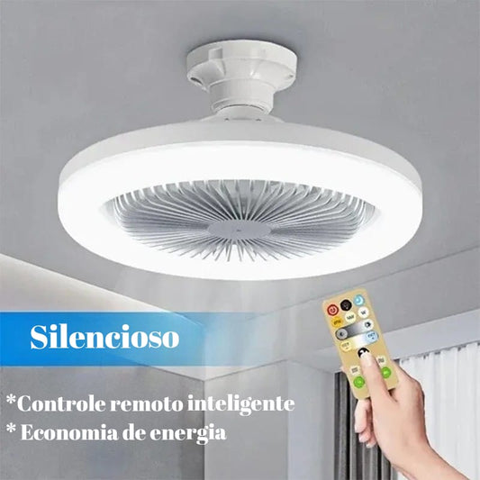 Ventilador de teto inteligente 2 em 1 - Iluminação e Ventilação